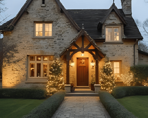 A classic Cotswolds cottage lit up for Christmas – the perfect festive escape
