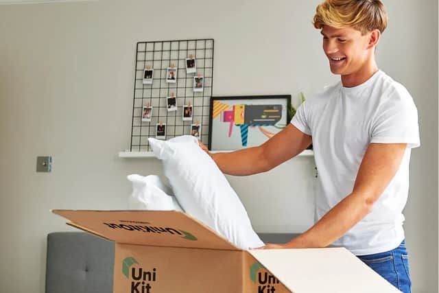 Everything arrives in one box, packed up and ready to go