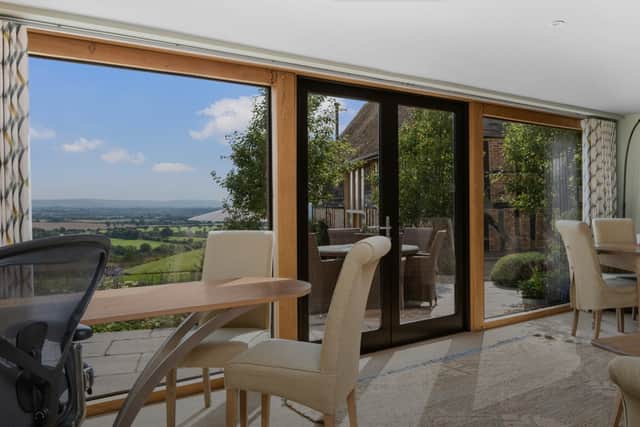 Its upside-down layout means the principle rooms make the most of the incredible views