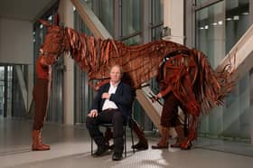 Michael Morpurgo and Joey