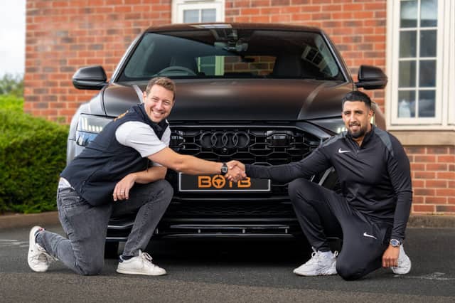 BOTB's Christian Williams congratulates Owais Khan on his big win