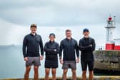 Right to left: Aaron Kneebone, Liz Wardley, Matthew Parker and Mike Bates. Credit: ROW4MND