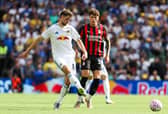 TOP CLASS: Pre-season friendly display from Leeds United new boy Anton Stach, left, against AC Milan.