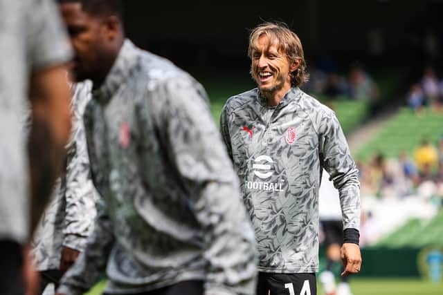 IN DEMAND: AC Milan's legendary midfielder Luka Modric.