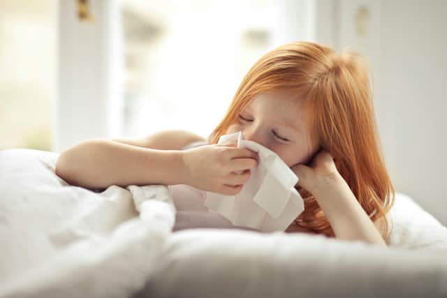A leading pharmacist is urging parents to know the symptoms of hay fever, cold and the flu in their children.
