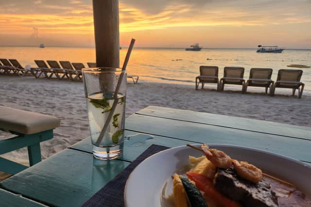 Lobster, prawn and steak are all the menu at Sandals' Fish Stew