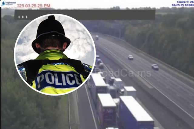 A lorry driver has died after a crash on a busy motorway near Leeds.