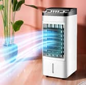 Evaporative coolers work by drawing air over cool water, making the air it expels much more refreshing