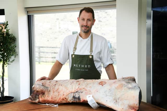Greg Lewis, of Sykes House Farm, which has been welcoming some of the region's top names to ‘Method’, a specialist centre delivering lessons on the field-to-fork approach to cooking.