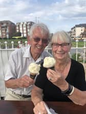 Drew and Isobel Dodds have been married for 63 years - and now he is walking to raise money for Alzheimer’s.
