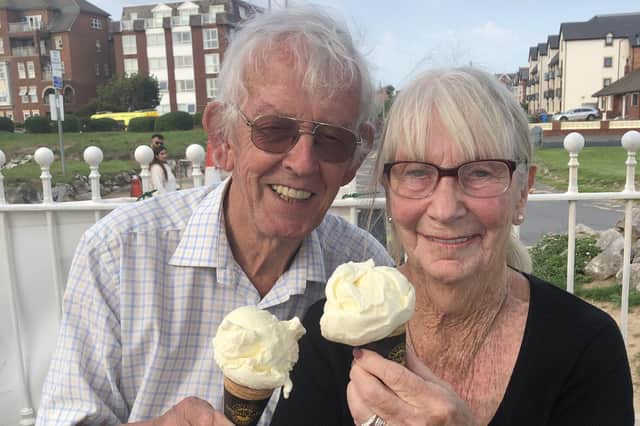 Drew and Isobel Dodds have been married for 63 years - and now he is walking to raise money for Alzheimer’s.