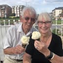 Drew and Isobel Dodds have been married for 63 years - and now he is walking to raise money for Alzheimer’s.