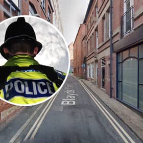 A man has been charged with sexual assault after a woman was attacked in Leeds city centre.