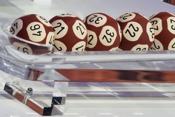 The draw of the EuroMillions lottery takes place in the city hall of Brugge (Bruges) on Friday 03 December 2021. Euromillions leaves the well-secured studio in Paris for the first time, to commemorate the very first lottery draw that took place in 1441 on the Grote Markt in Brugge (Bruges). A jackpot of 130 million euros is provided for the draw. BELGA PHOTO BENOIT DOPPAGNE (Photo by BENOIT DOPPAGNE/BELGA MAG/AFP via Getty Images)