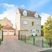 The property has a private south facing garden with open aspects