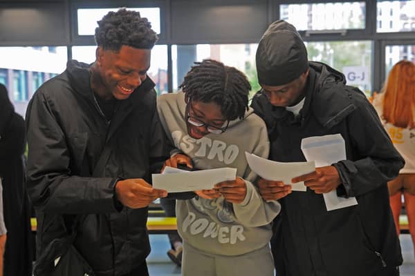 GCSE results day Ruth Gorse Academy.