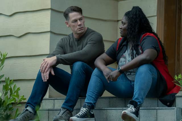 John Cena and Danielle Brooks in Peacemaker season 2