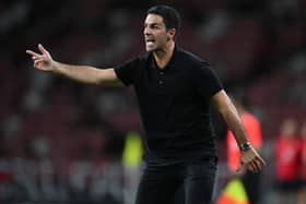 BLOW: For Leeds United's weekend hosts Arsenal and boss Mikel Arteta, above.