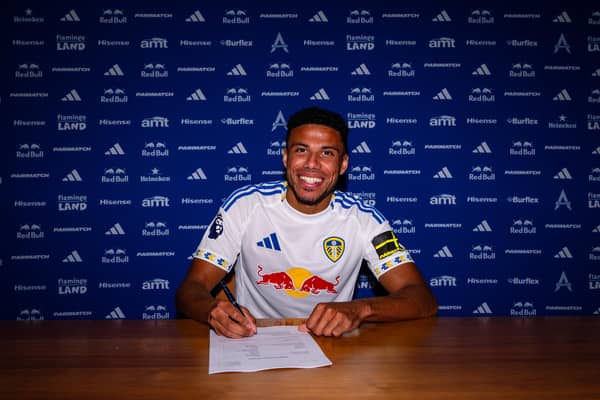 DEAL: James Justin puts pen to paper on a four-year Leeds United deal.