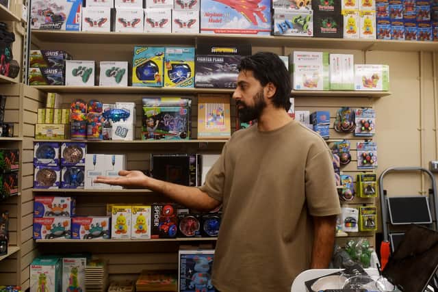 Zen & Pops’ shelves are stocked with colourful toys.