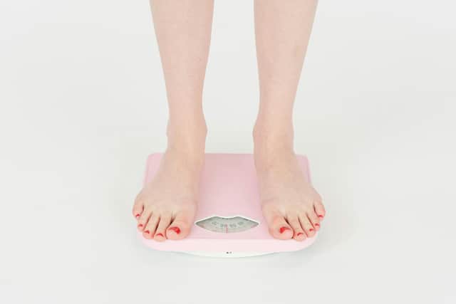Weight gain is a common symptom of menopause