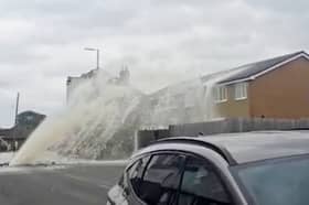 A landlord has been left fuming after a water pipe exploded causing £10,000 worth of damage to his property