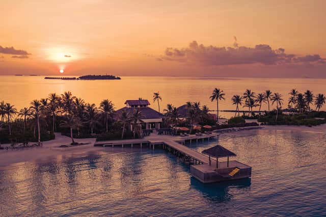 Lobigili - Island Aerial Sunset