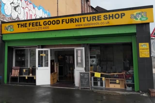 The Feel Good Furniture Store, on Canal Road in Armley.
