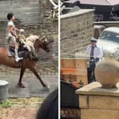 Netflix's The Chronicles of Narnia filming in Bradford alleyway.