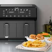 Dual-drawer air fryers are perfect for family-sized meals  - and they're cheap as chips right now