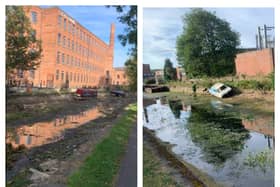 Some stretches of the Leeds & Liverpool Canal have been virtually dried out following the record breaking summer