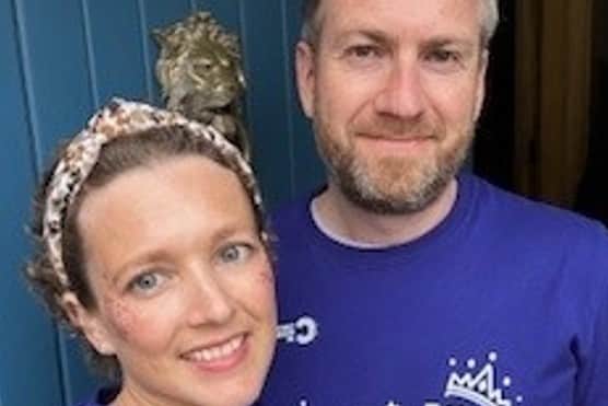 Emma and Rich Shine. Emma is encouraging people to take part in the Shine Night Walk in Leeds