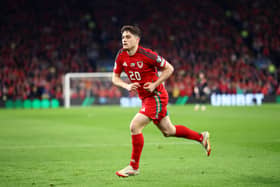 HELPING HAND: From Leeds United's Dan James to an important Wales success.