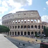 The world-famous Colosseum in Rome