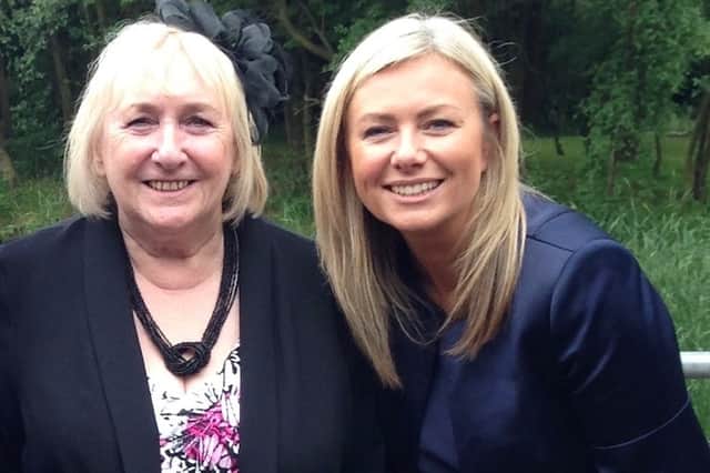 Leanne with her late mum Linda