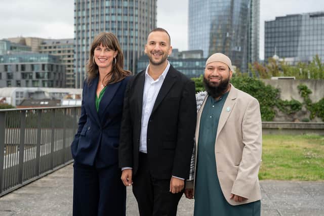 The elections within the Green Party saw Zack Polanski (centre) voted as leader and Rachel Millward and Mothin Ali voted as co-deputy leaders.