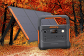 Autumn-ready and off-grid capable – the Jackery Explorer 1000 v2 and solar panel bundle is ideal for blackout prep.