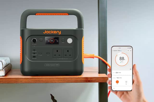 Monitor power levels in real time – the Jackery Explorer 1000 v2 pairs easily with your phone for smart control.
