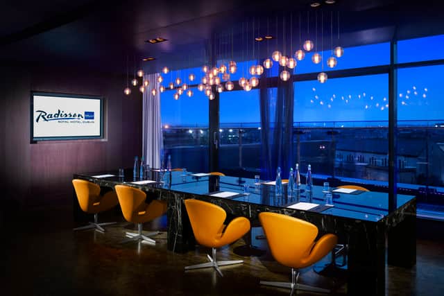 The modern, vibrant decor is a winner at Radisson Blu Hotel Royal Dublin
