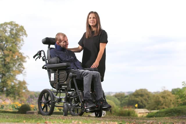 Lindsey Burrow has said that looking after her husband Rob after his MND diagnosis was an 'honour and privilege'.