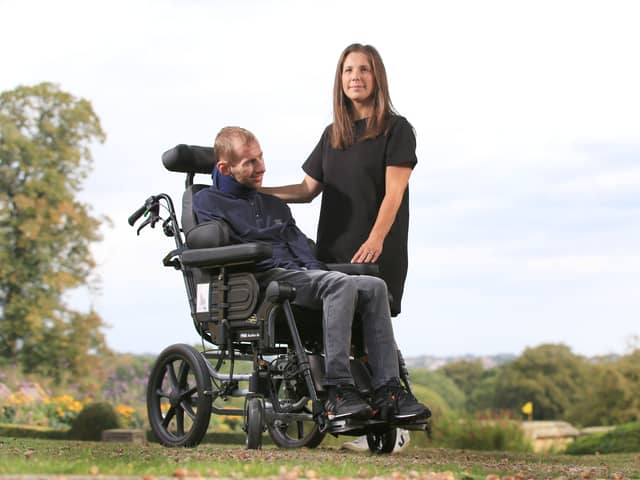 Lindsey Burrow has said that looking after her husband Rob after his MND diagnosis was an 'honour and privilege'.