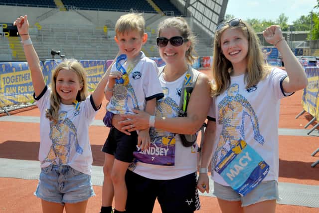 Lindsey Burrow said that she has been "so proud" of her children in the year since Rob's death.
