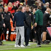 Jesse Marsch was involved in an altercation with Wales boss Craig Bellamy on Tuesday night.