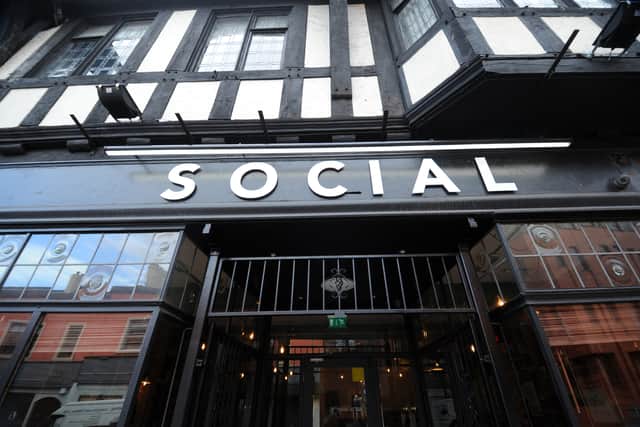 The Social is situated on Merrion Street in Leeds.