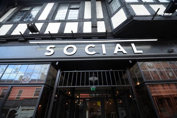 The Social is situated on Merrion Street in Leeds. 