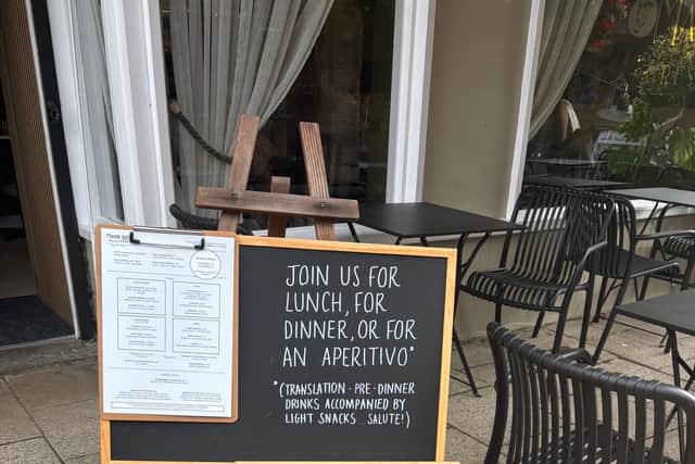 The Maybe Later lunch menu offers two courses for £20 and three courses for £25