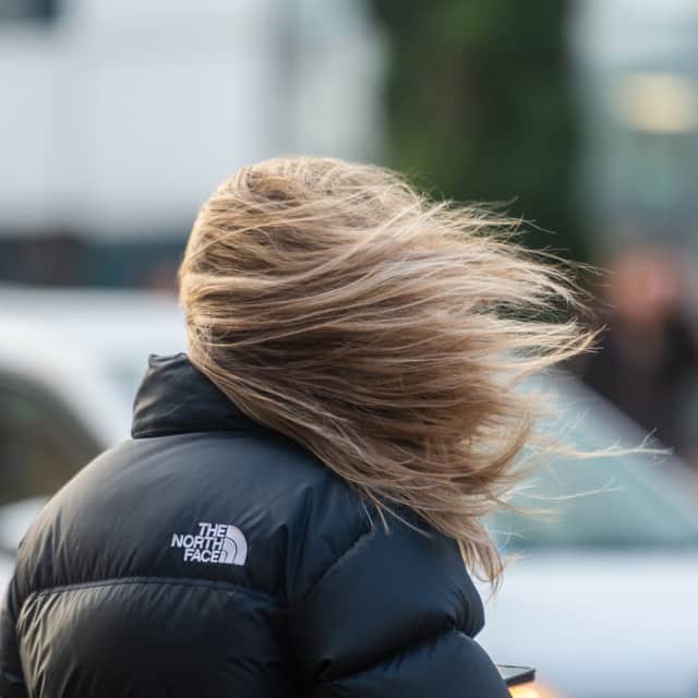 Strong and gusty winds are expected in Leeds on Thursday