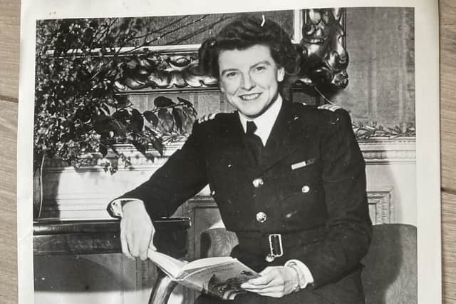 Kathleen Bates, from West Yorkshire, joined Wakefield Auxiliary Fire Service as a volunteer at the start of the war, before becoming a full-time paid firewoman in the National Fire Service, based in Leeds, in 1941.