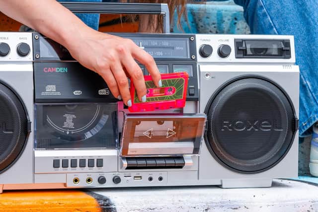 The Roxel Camden cassette boombox revives the glory days of tape decks with a retro look and modern sound.
