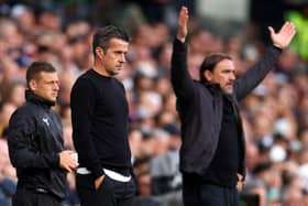 Marco Silva, Manager of Fulham, looks on during the Premier League match between Fulham and Leeds United at Craven Cottage on September 13, 2025 in London, England. (Photo by Clive Rose/Getty Images)